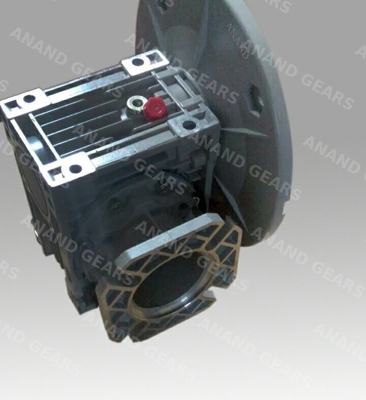 Anand Gears aluminium servo worm gearbox with motor flange
